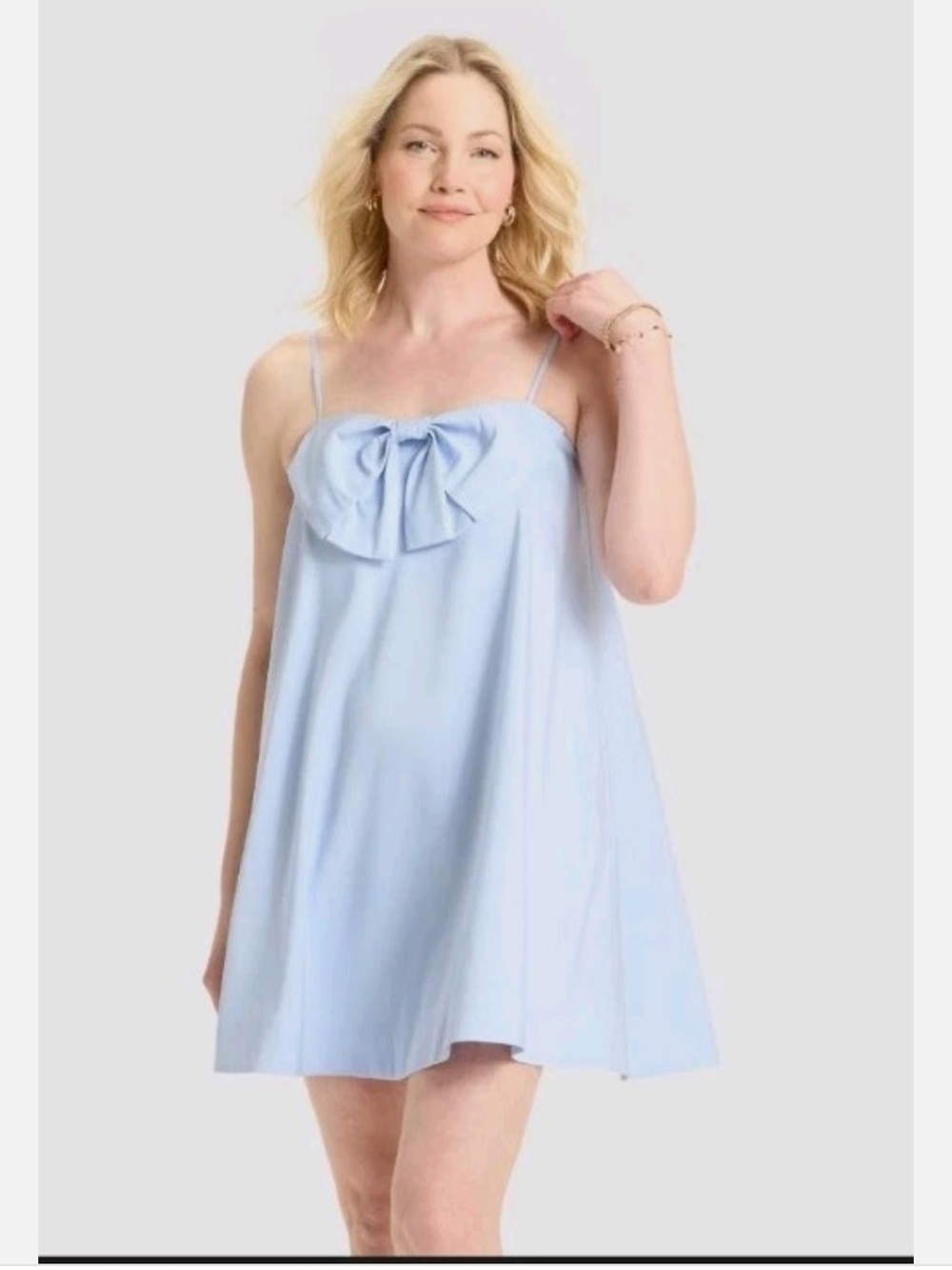 NWT A New Day Light Blue Mini Shift Dress XXL